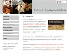 Tablet Screenshot of javierfsebastian.com